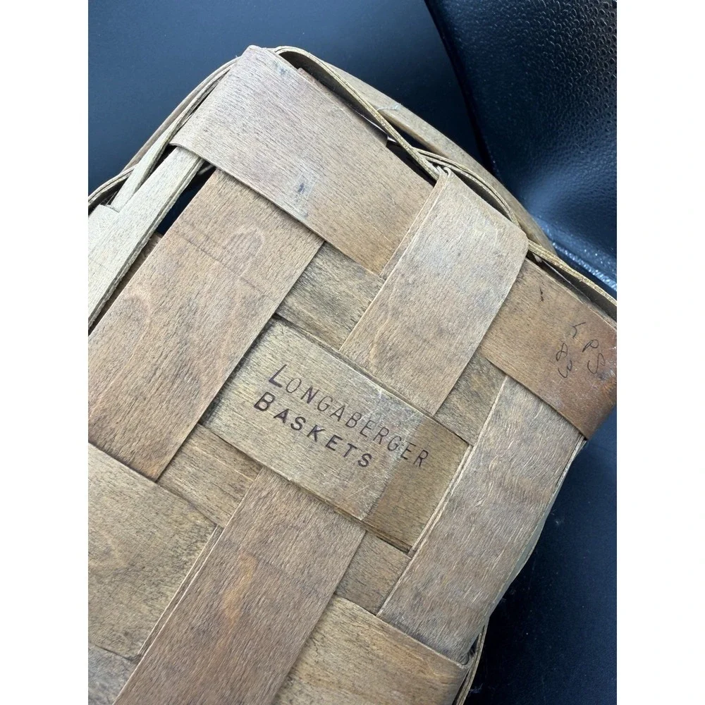 Longaberger 1983 Large Vegetable Basket 🧺🥕 w/ NIP Liner • Early Collectible